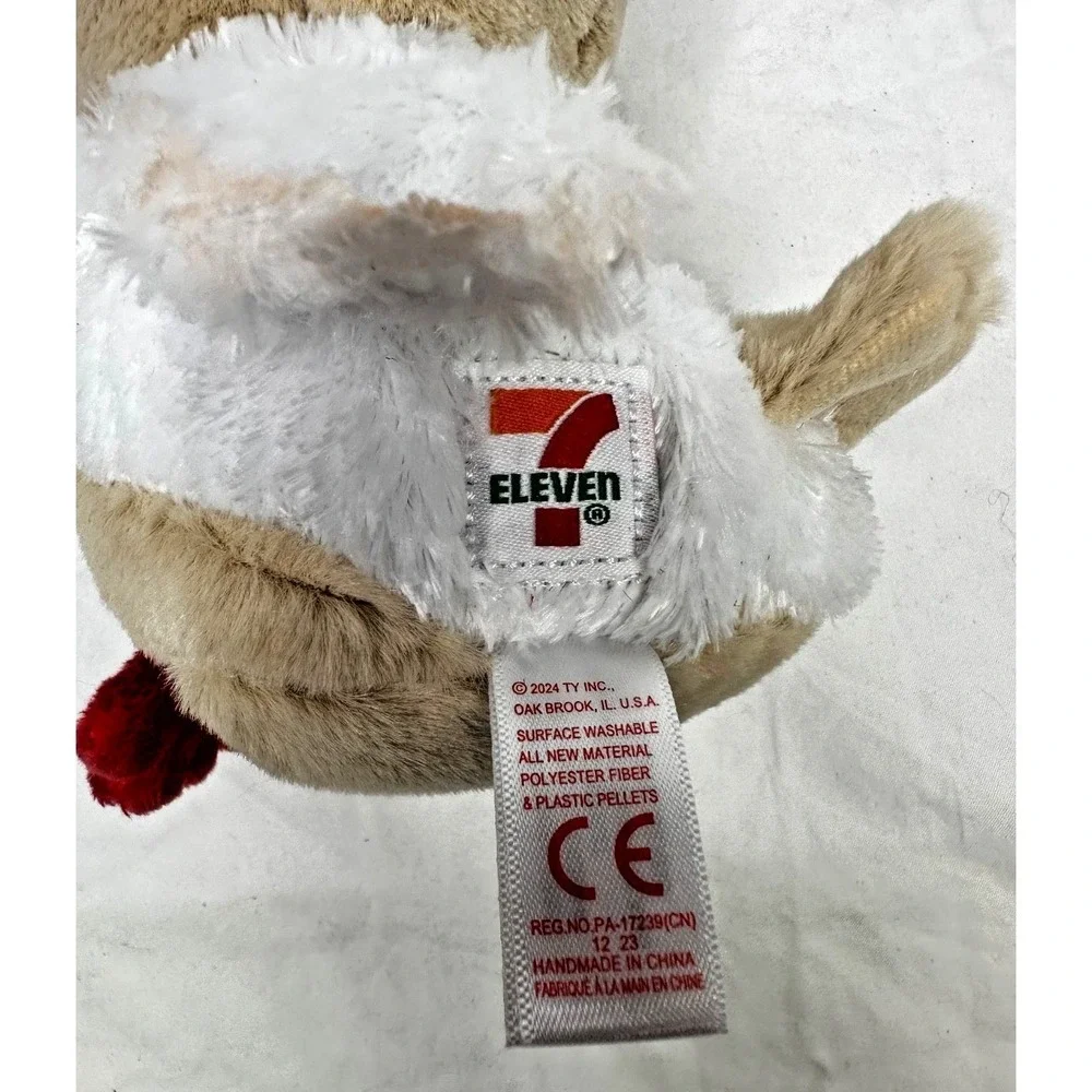 Ty Beanie Babies Early Bird Rooster 7 Eleven Plush New Green Glitter Eyes 6